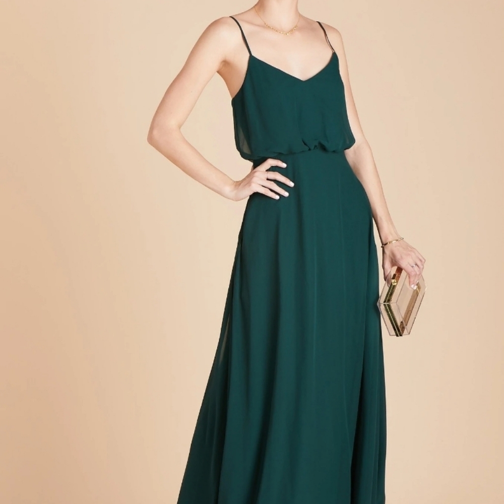 Emerald Green Gwennie Birdy Grey Bridesmaid Dress